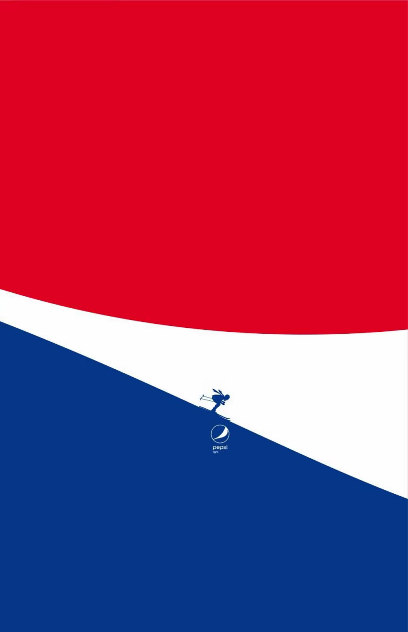 海报 | 百事可乐 红白蓝的浪漫,心跳与自由的冒险.