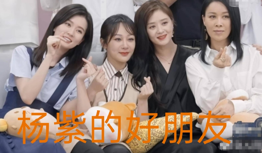 杨紫真诚,善良的女孩,身边有一群朋友,时刻陪伴,支持,心中充满感激.