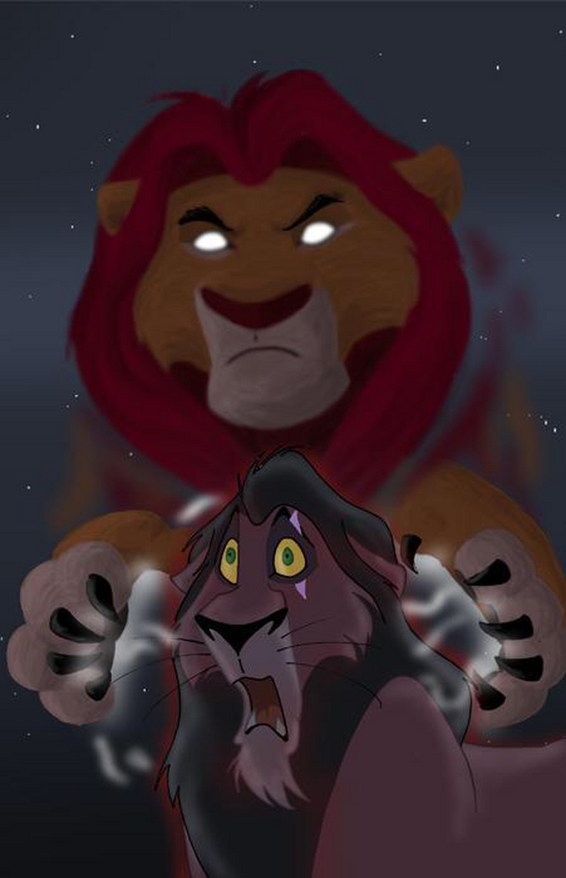 木法沙的灵魂来质问刀疤为什么要杀了自己!