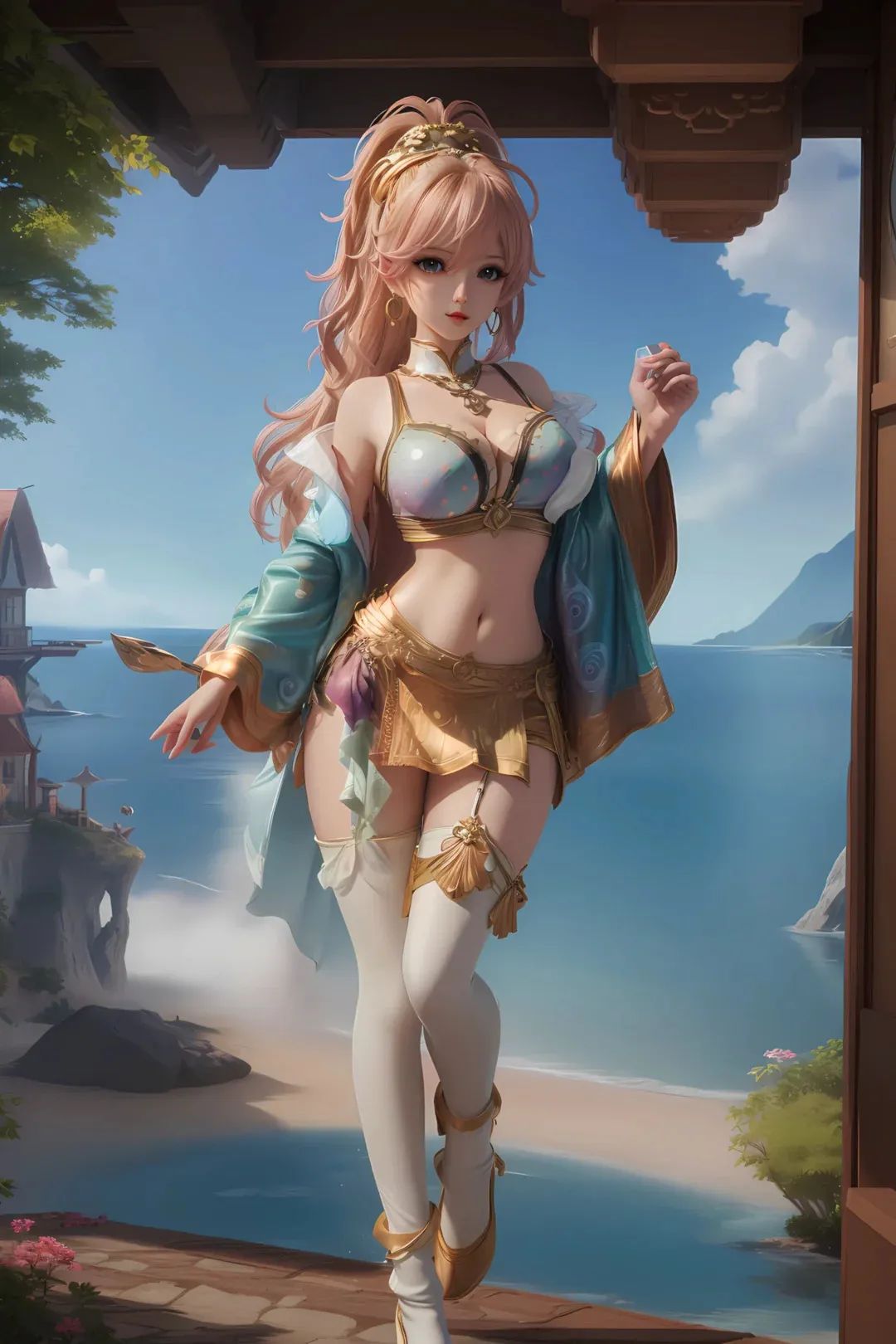 王者荣耀 姬小满 大胸 丝袜 性感#漫画# #王者荣耀# #养眼美女#