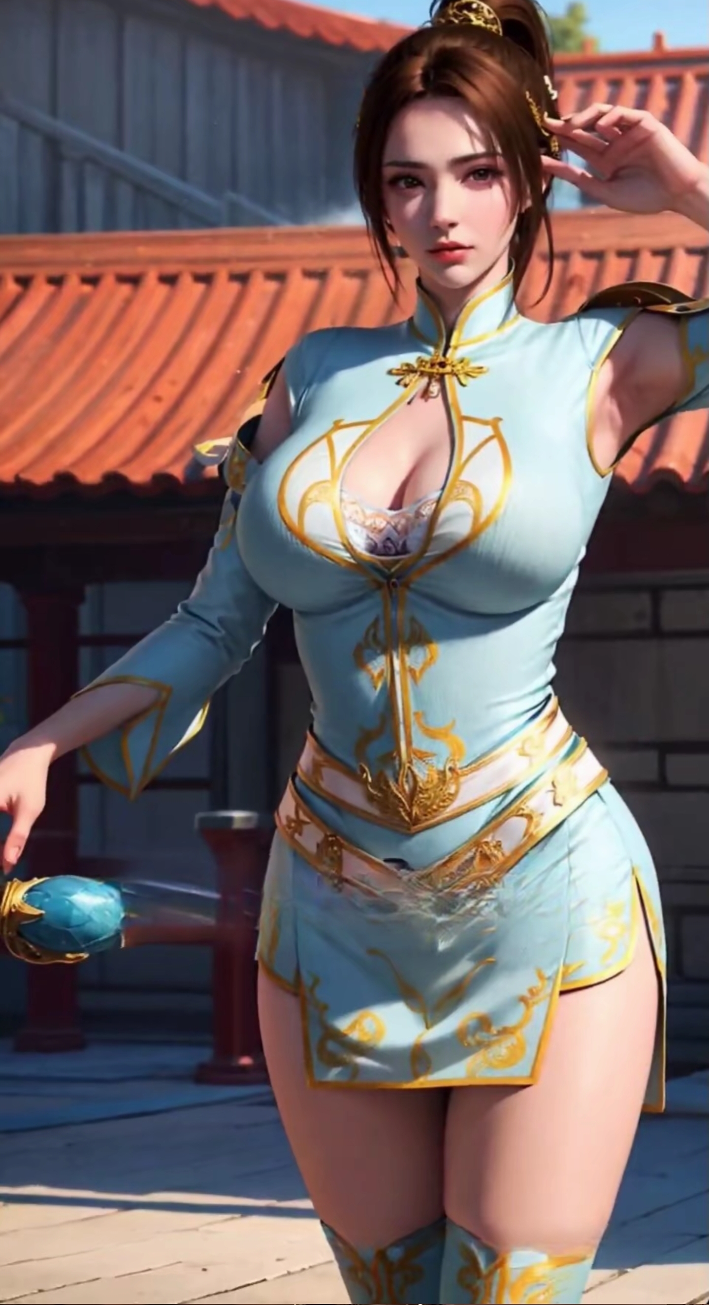 国漫# #ai美女壁纸# #斗破苍穹# 纳兰嫣然你喜欢吗?[比心][嘻嘻]