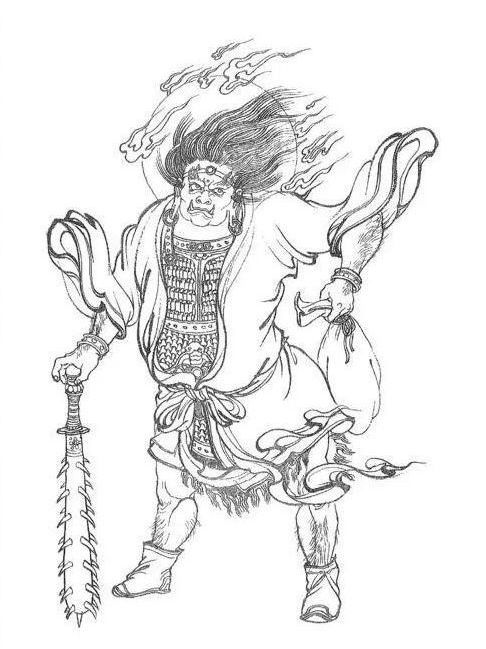 将唐僧擒住,孙悟空也被他合在一副金铙之内