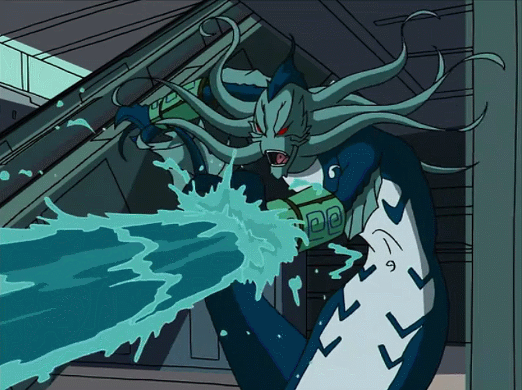 芭莎 水之恶魔——巴莎,她代表波涛汹涌的海水,她对应八卦符文中的兑.