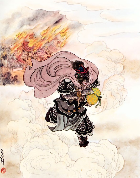 黑熊精 黑熊精住在观音禅院正南二十里远近的黑风山黑风洞里,喜欢讲道