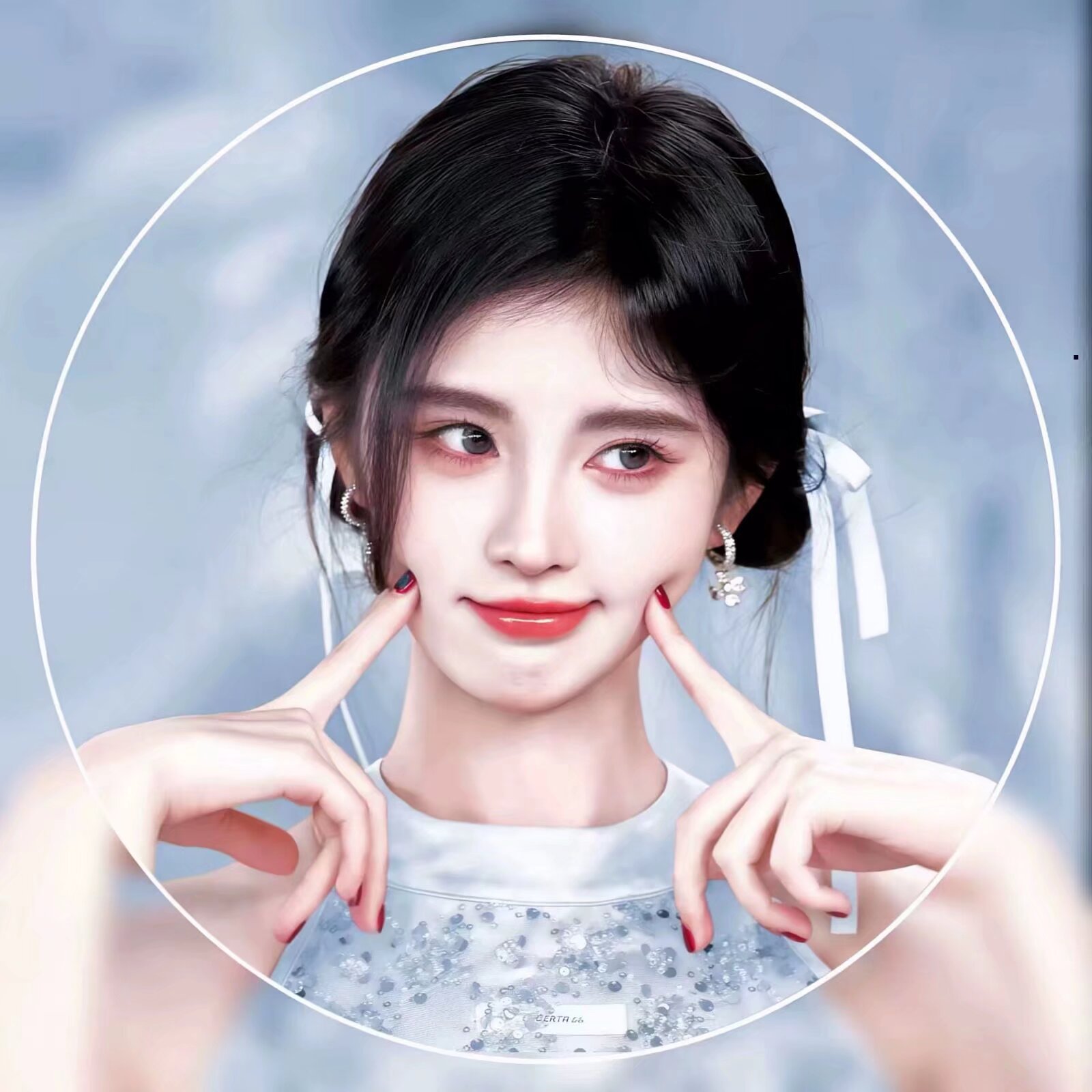 圆框头像.鞠婧祎#鞠婧祎