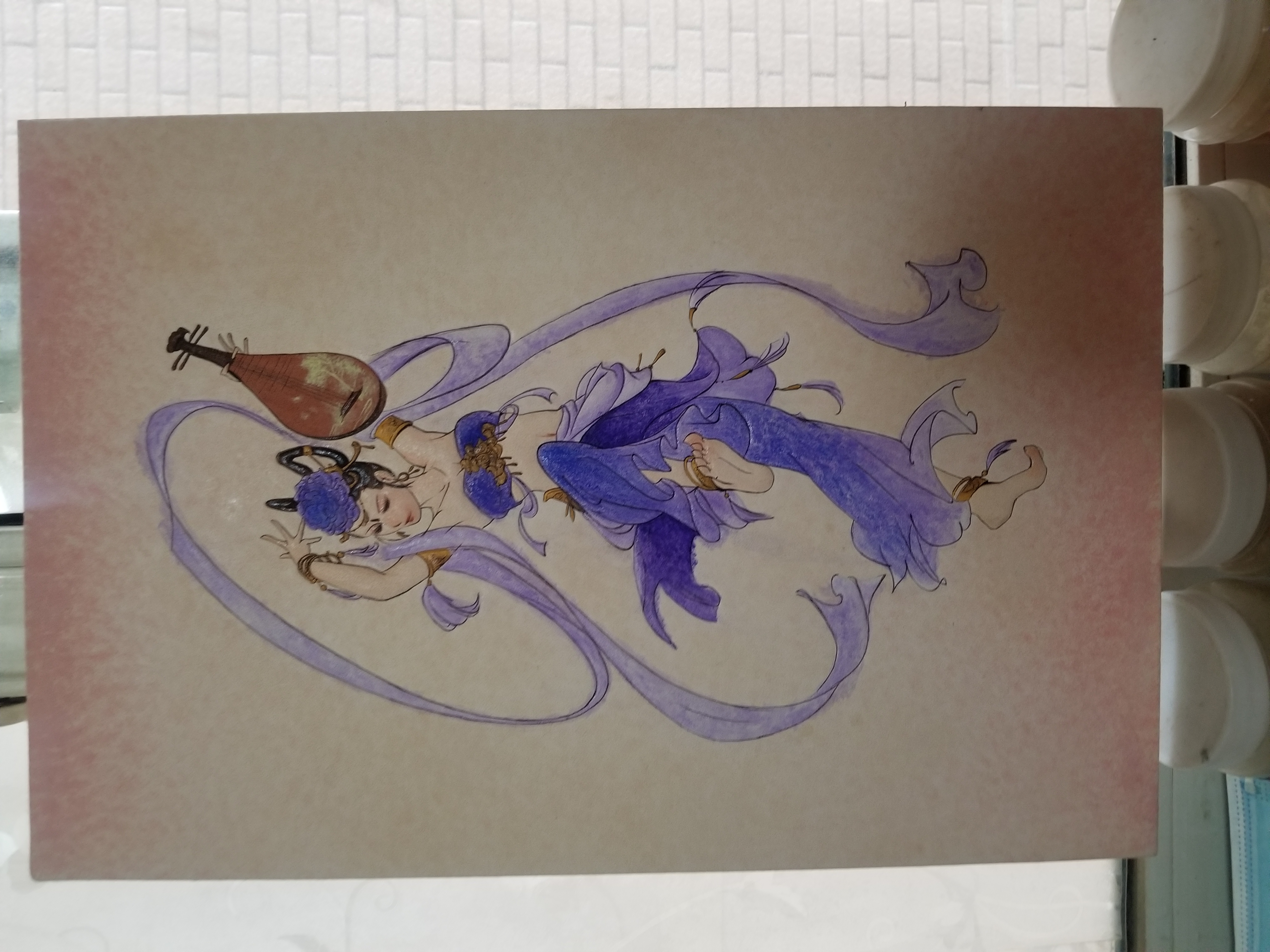 本人的陶艺壁画,是手绘浮雕.  "画在陶中,陶在画中",是硬核.