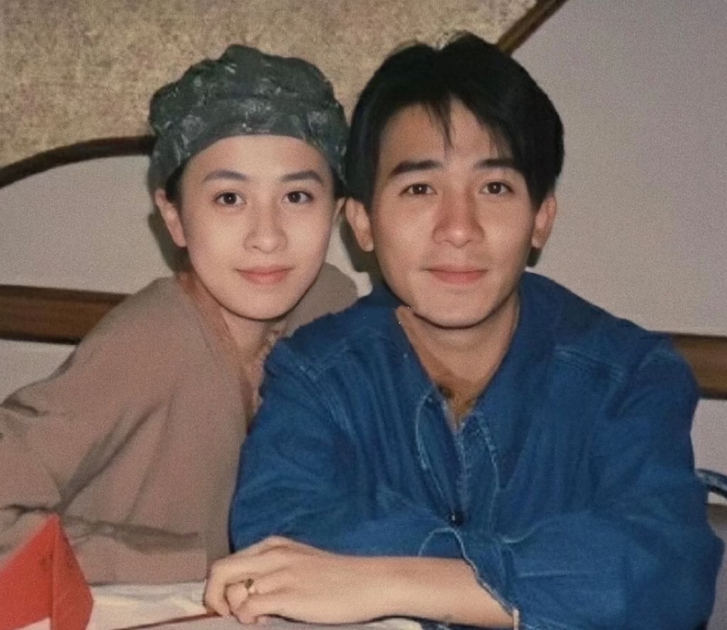 罗嘉玲和梁朝伟.