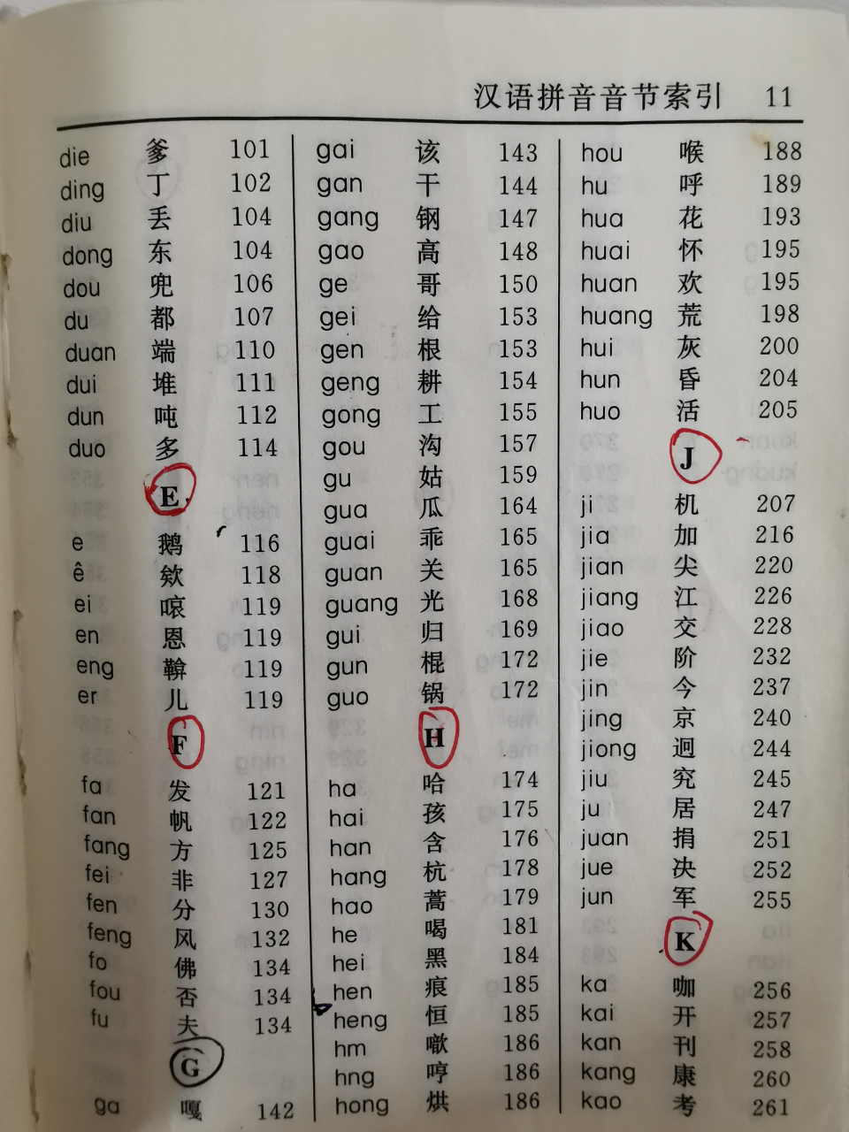 新华字典的汉语拼音查字法,为什么要用大写的英语字母,不应该用汉语