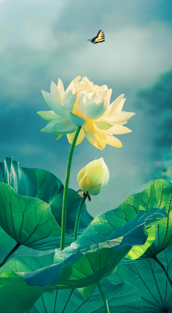 94夏日荷塘,静谧之美尽在此画91  夏日荷塘,美得如画,令人心醉