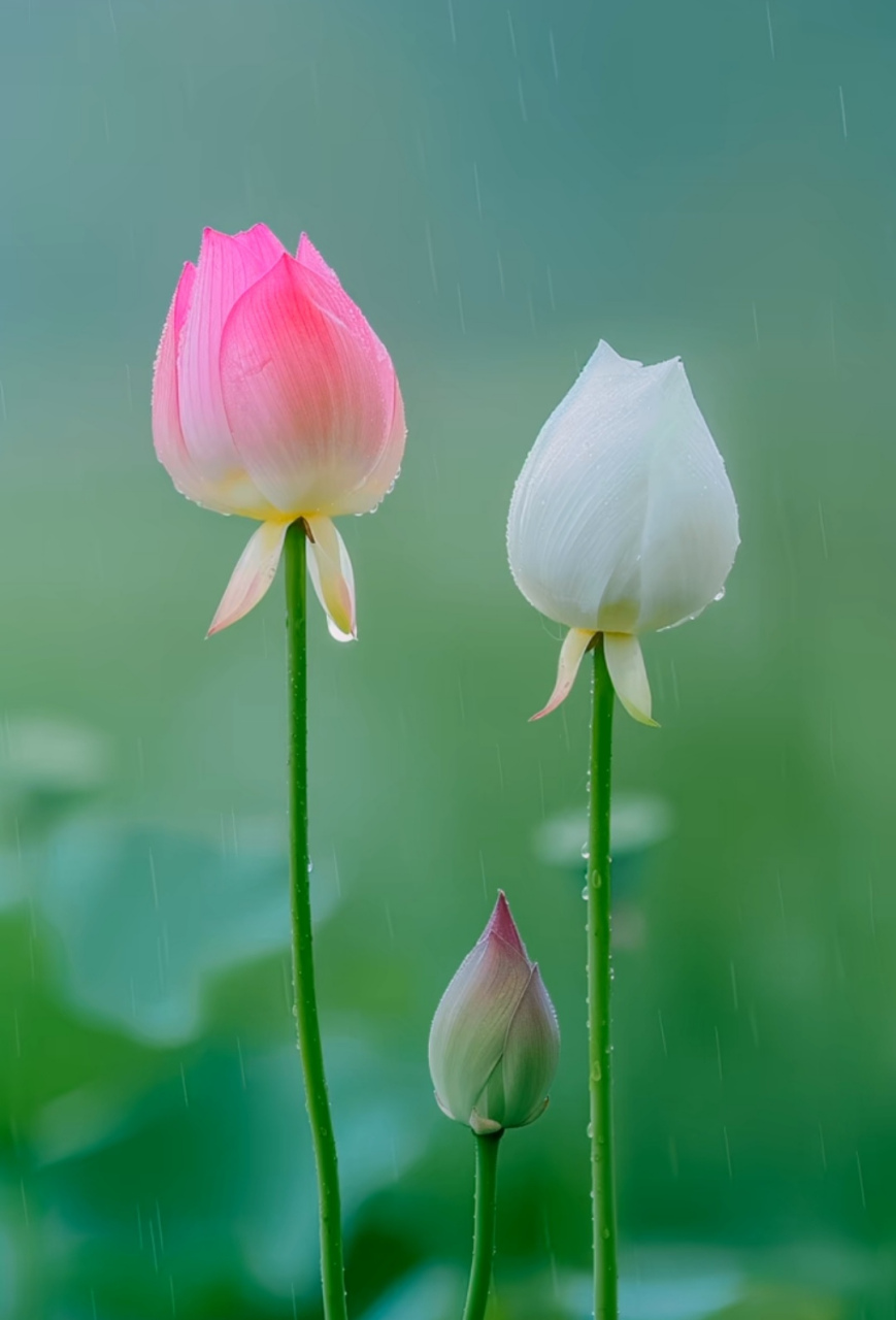 94夏日荷塘,静谧之美尽在此画91  夏日荷塘,美得如画,令人心醉