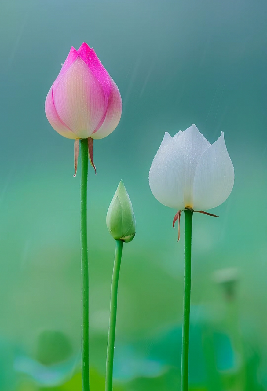 94夏日荷塘,静谧之美尽在此画91  夏日荷塘,美得如画,令人心醉