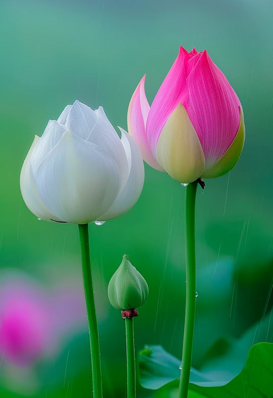 94夏日荷塘,静谧之美尽在此画91  夏日荷塘,美得如画,令人心醉