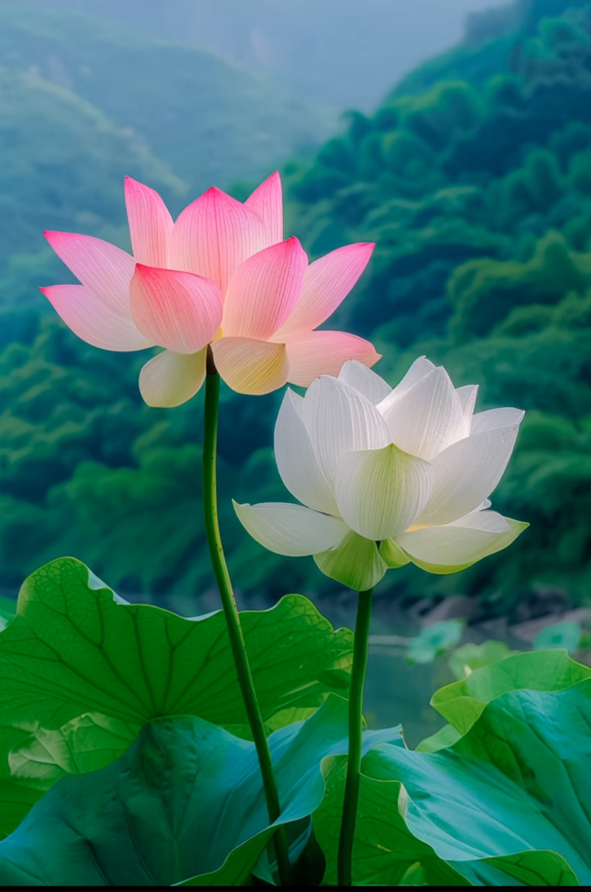 94夏日荷塘,静谧之美尽在此画91  夏日荷塘,美得如画,令人心醉