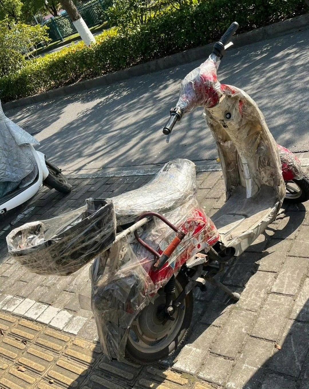 兄弟,你这是战损版电电瓶车吧!