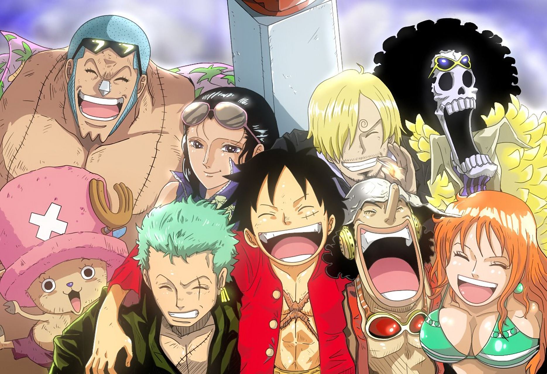 涓流计划# 路飞草帽海贼团是一个温馨的团队,为了梦想一起努力