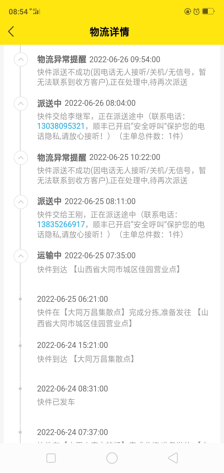 前段时间我卖闲置的一个百元相机,相机寄出去了,买家不接快递电话,也