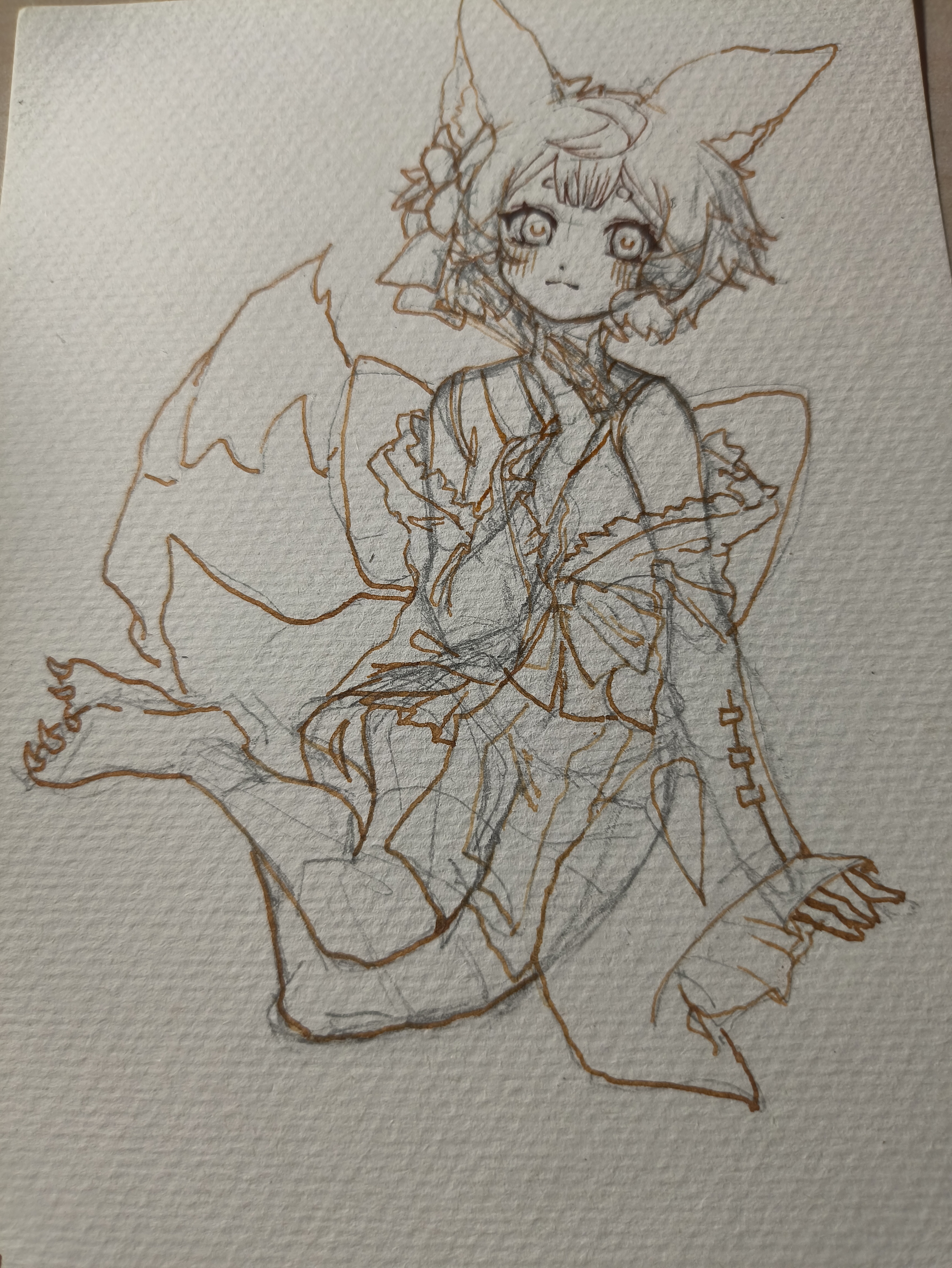 发一个追月神宝宝#手绘# #追月神