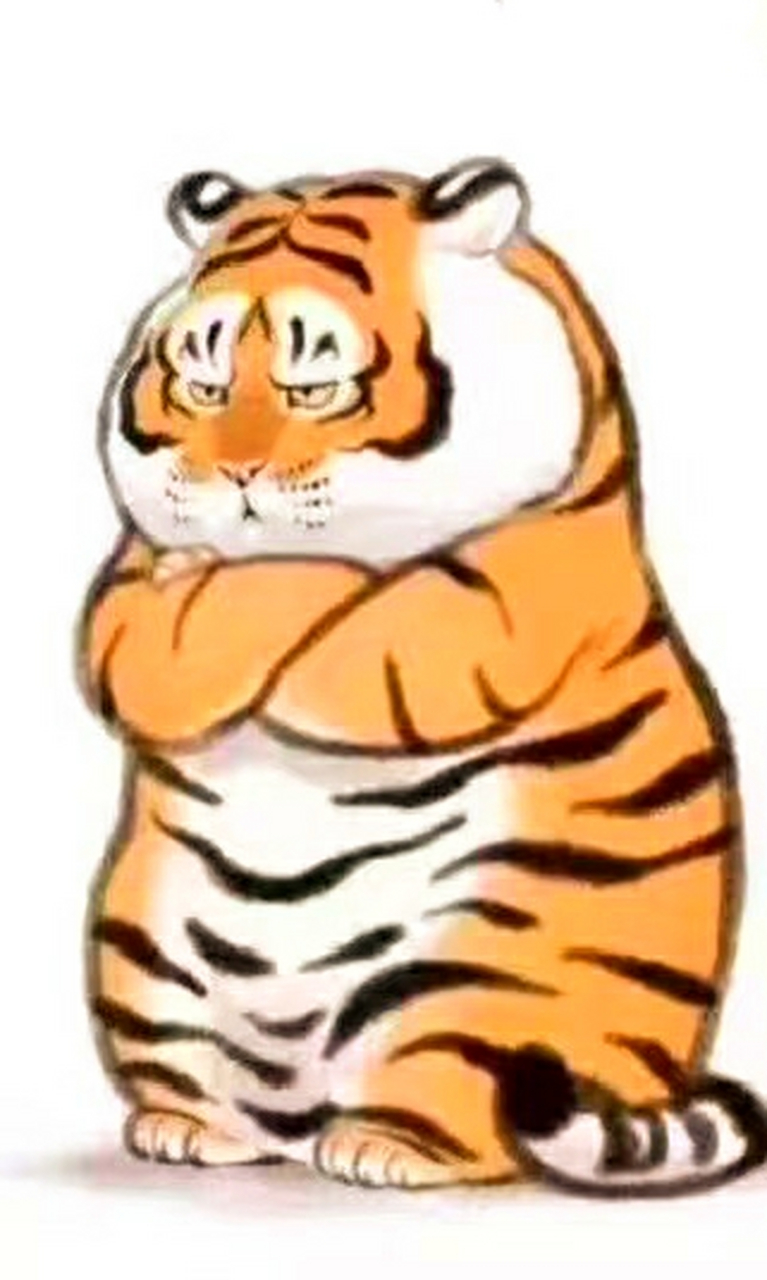 生气的老虎