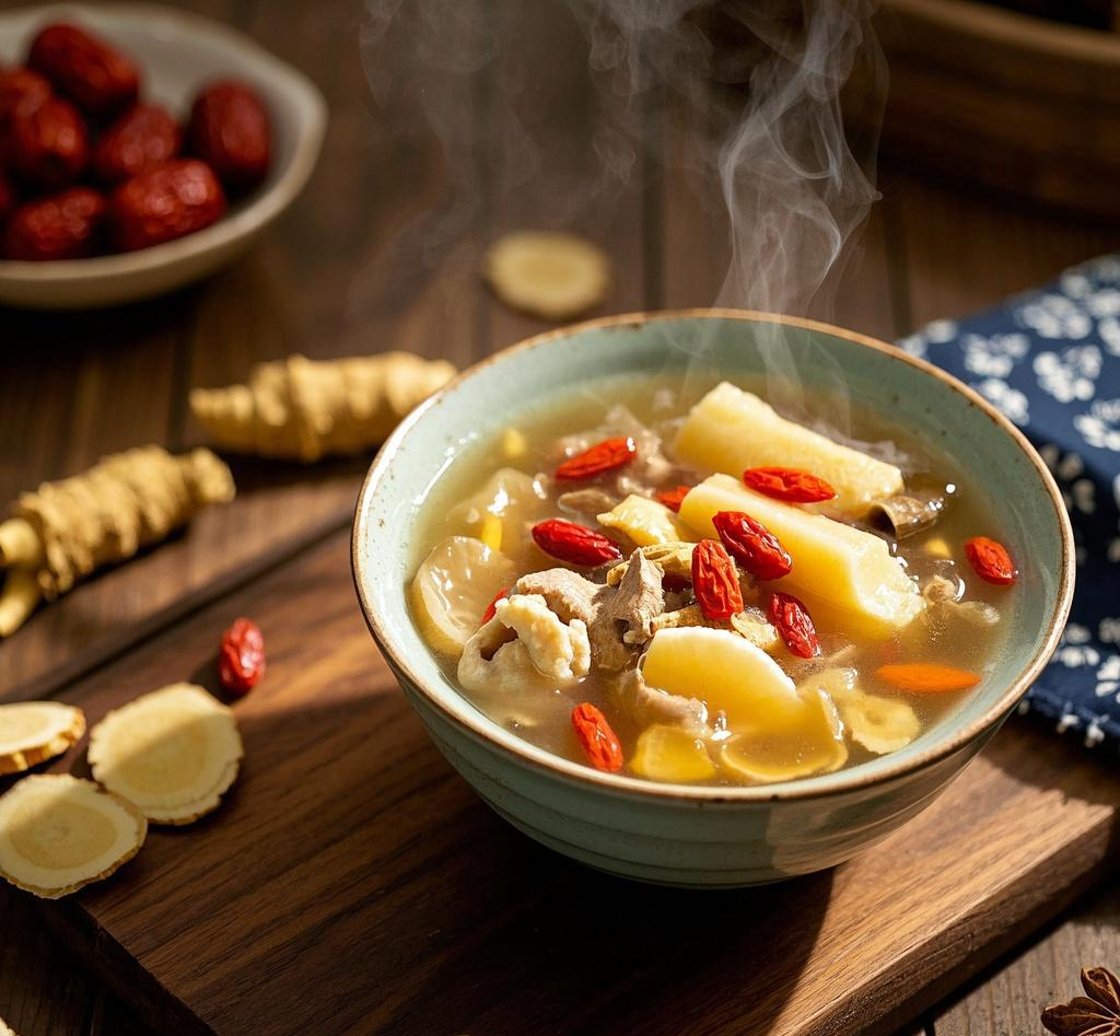 我在百度追星的日子# 西洋参海底响螺汤