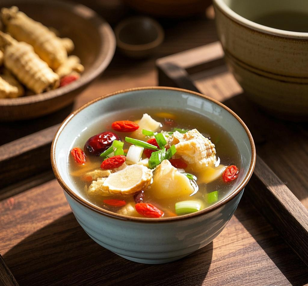 我在百度追星的日子# 西洋参海底响螺汤