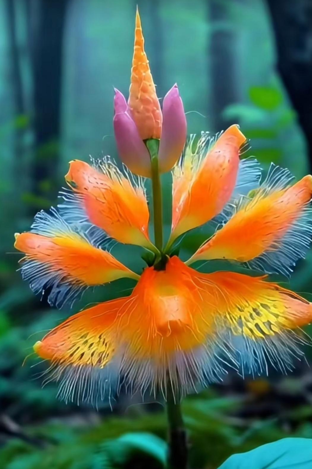 这么美丽娇艳的花朵,简直太美妙了,这是什么花朵呀,好像是大自然赋予