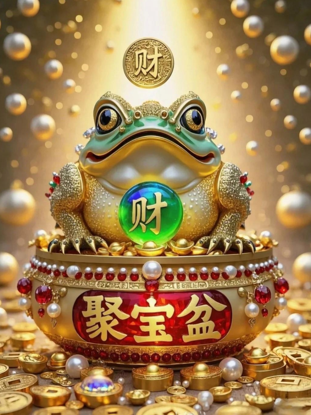 财.财.聚宝盆.我家的金蟾,招财进宝,财源滚滚来!