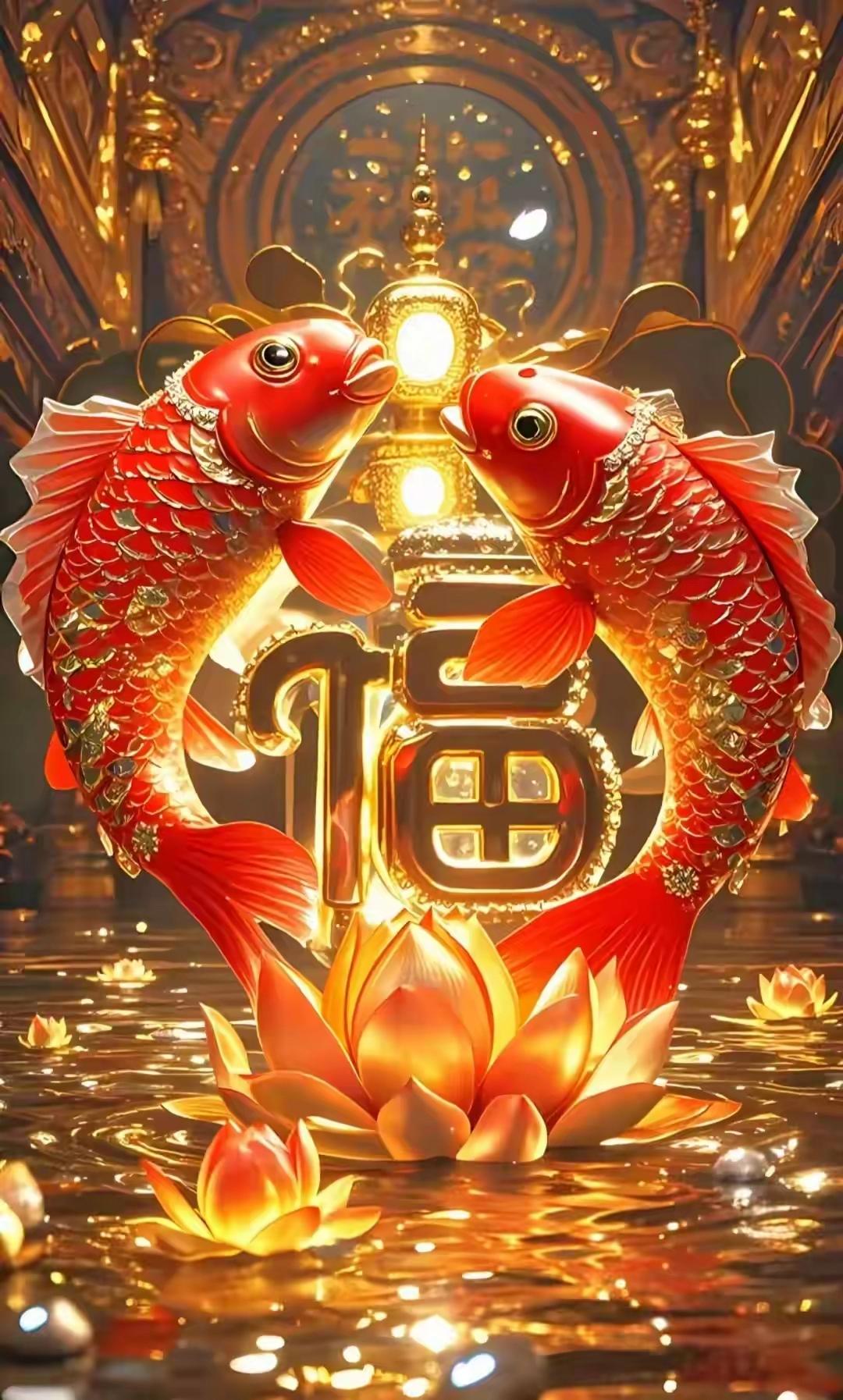 愿您今年事业如鱼得水游刃有余钱财富得流水2025年四季发财