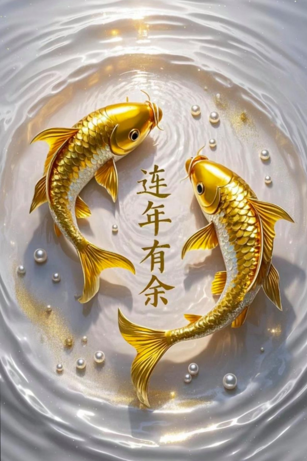 年年有鱼,事事如意,愿您在新的一年财源广进,心想事成,好运连连,幸福