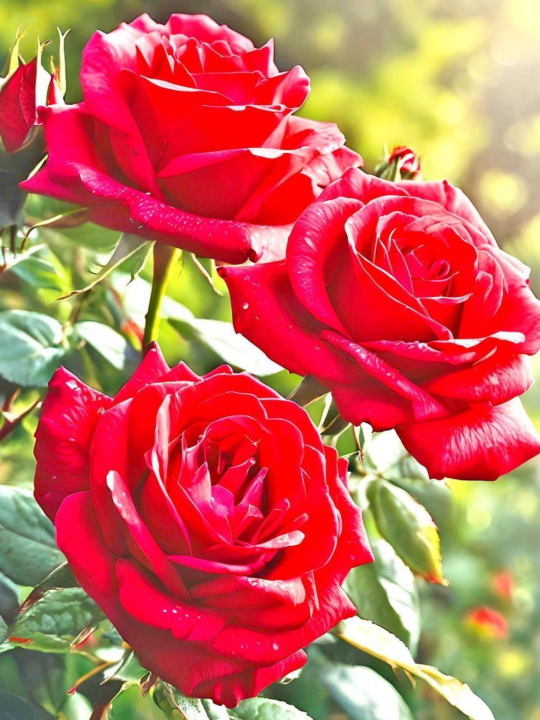 五彩缤纷的花朵,美丽鲜艳,粉红和大红的玖瑰花散发不同的魅力,花瓣的