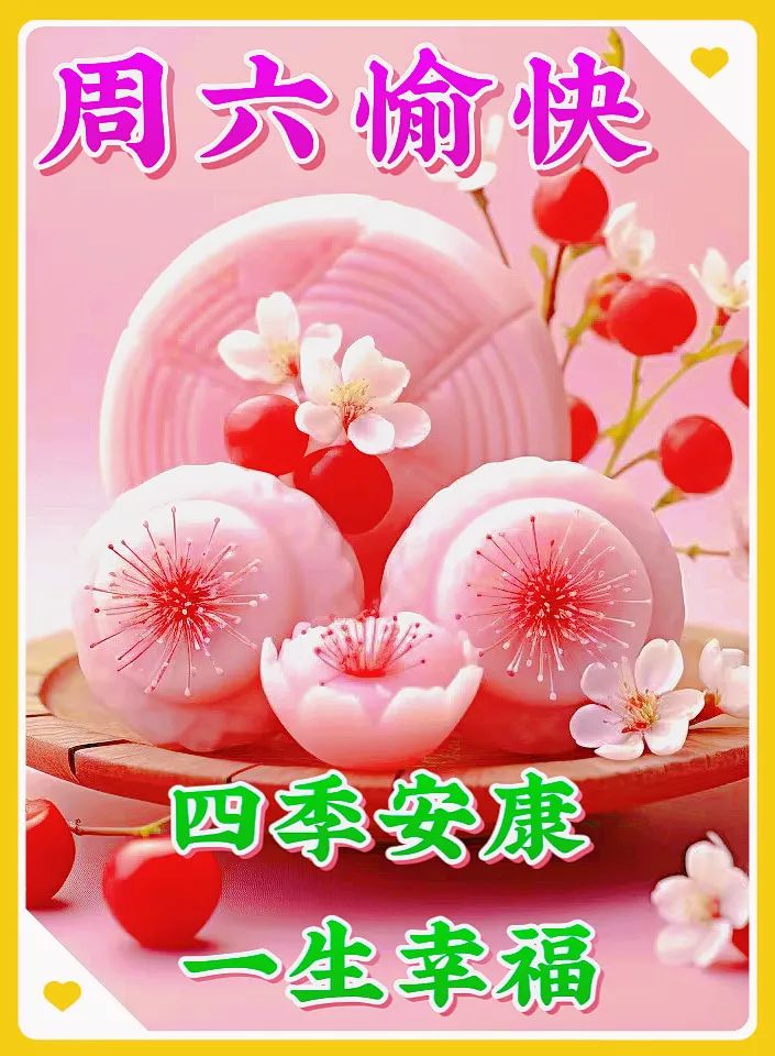 带上微笑,心情好. 轻松愉快,没烦恼. 一声问候,胜似相见.