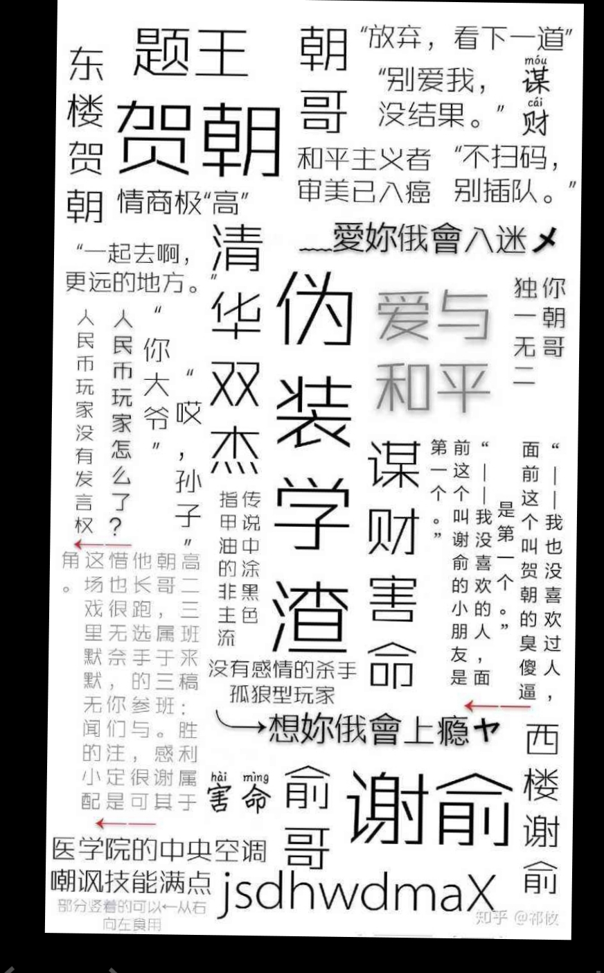 东楼贺朝,西楼谢俞. 清华双杰,谋财害命