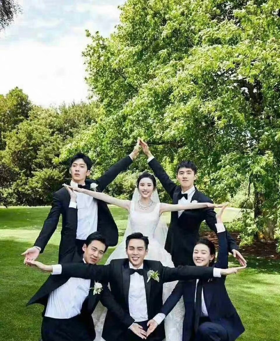现在回看,张若昀婚礼伴郎团是真帅啊  #娱乐最前沿