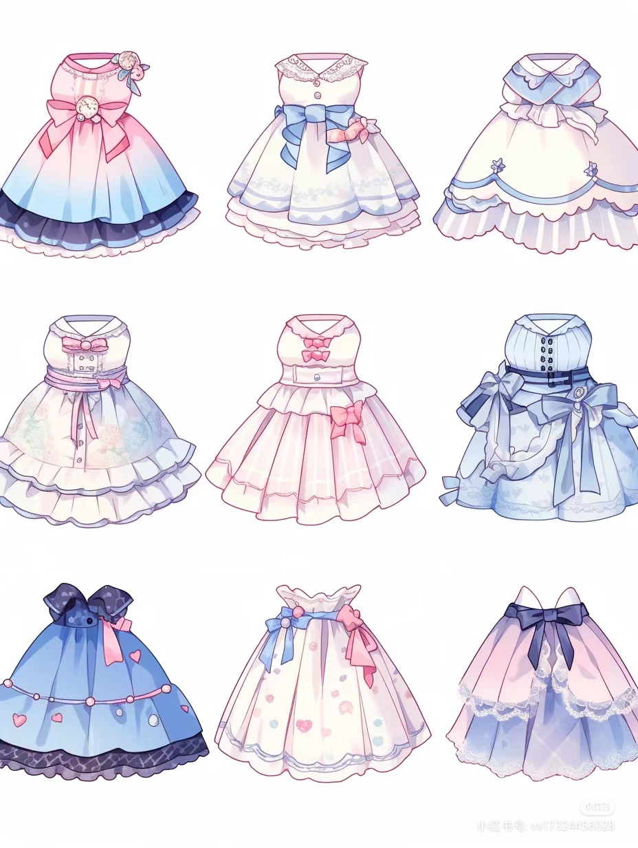 动画版小公主裙