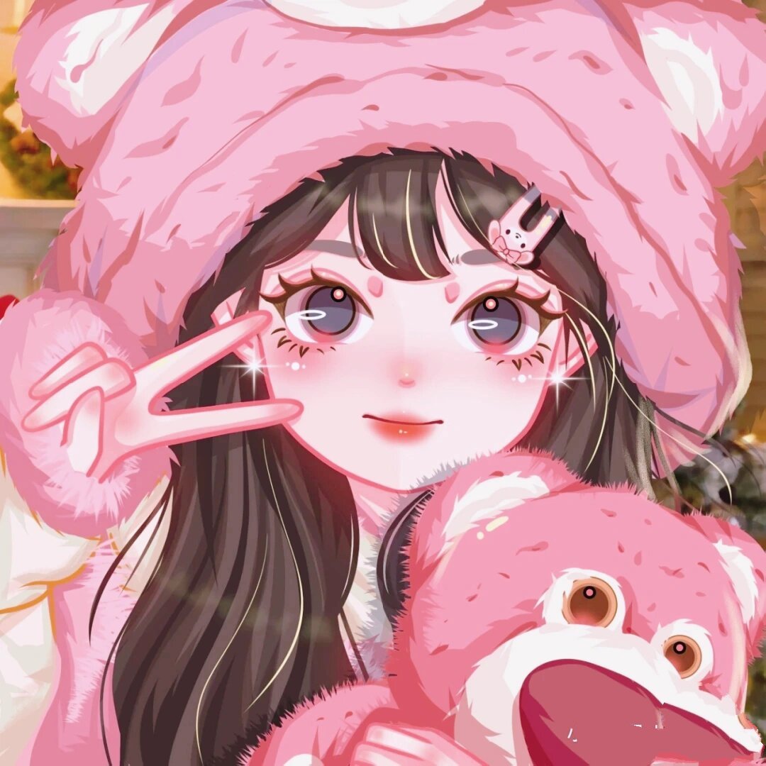 粉色系女生头像