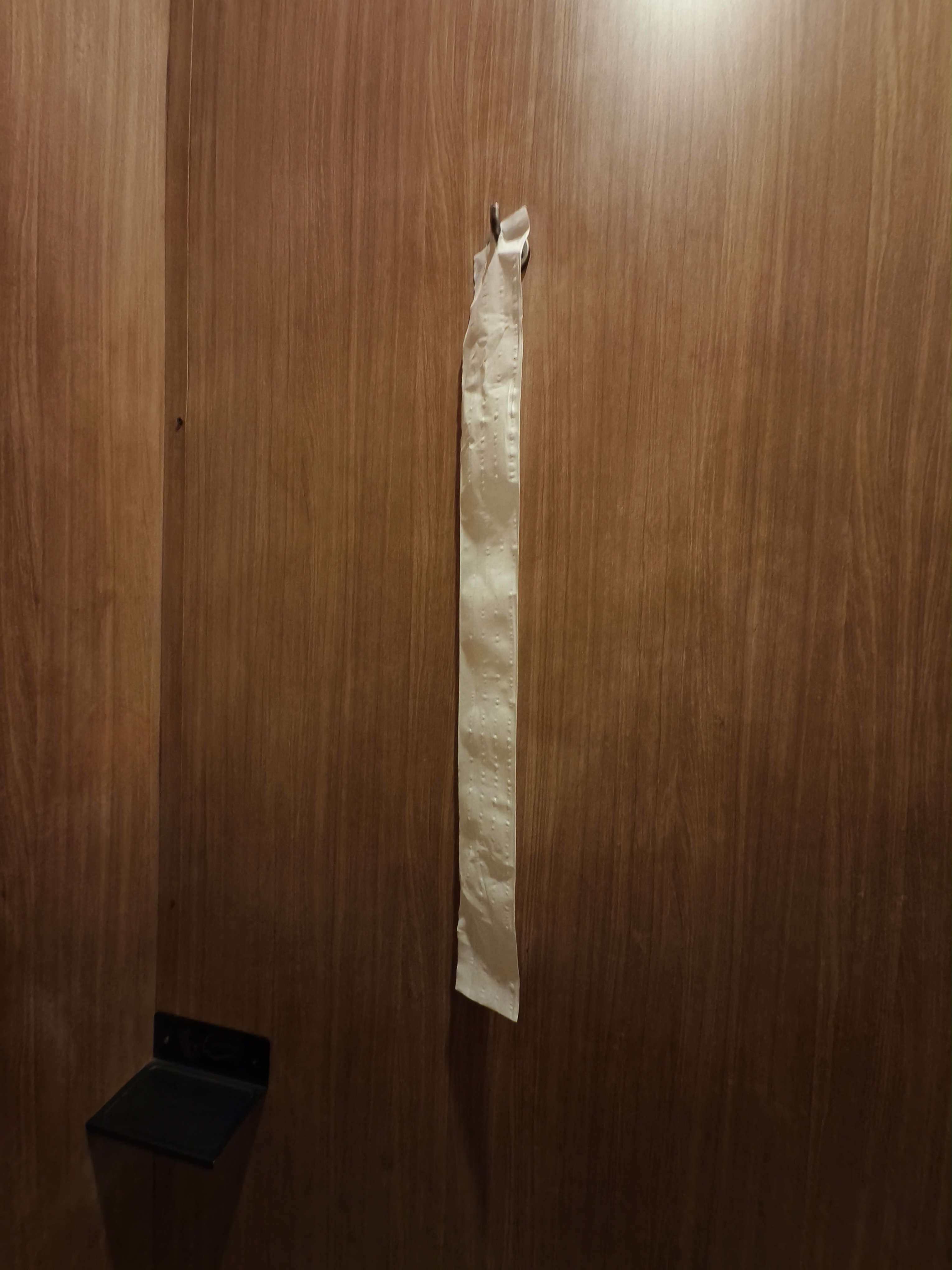 商场去上厕所没纸,扫码,0.99元就这么一小节纸,真心擦屁股都不够,0.99