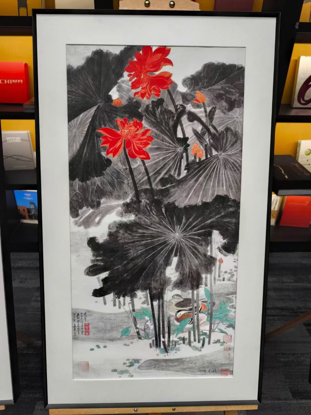 张大千版画 《大千四绝》 拍卖过亿作品[强] 67三代原章限量签名版