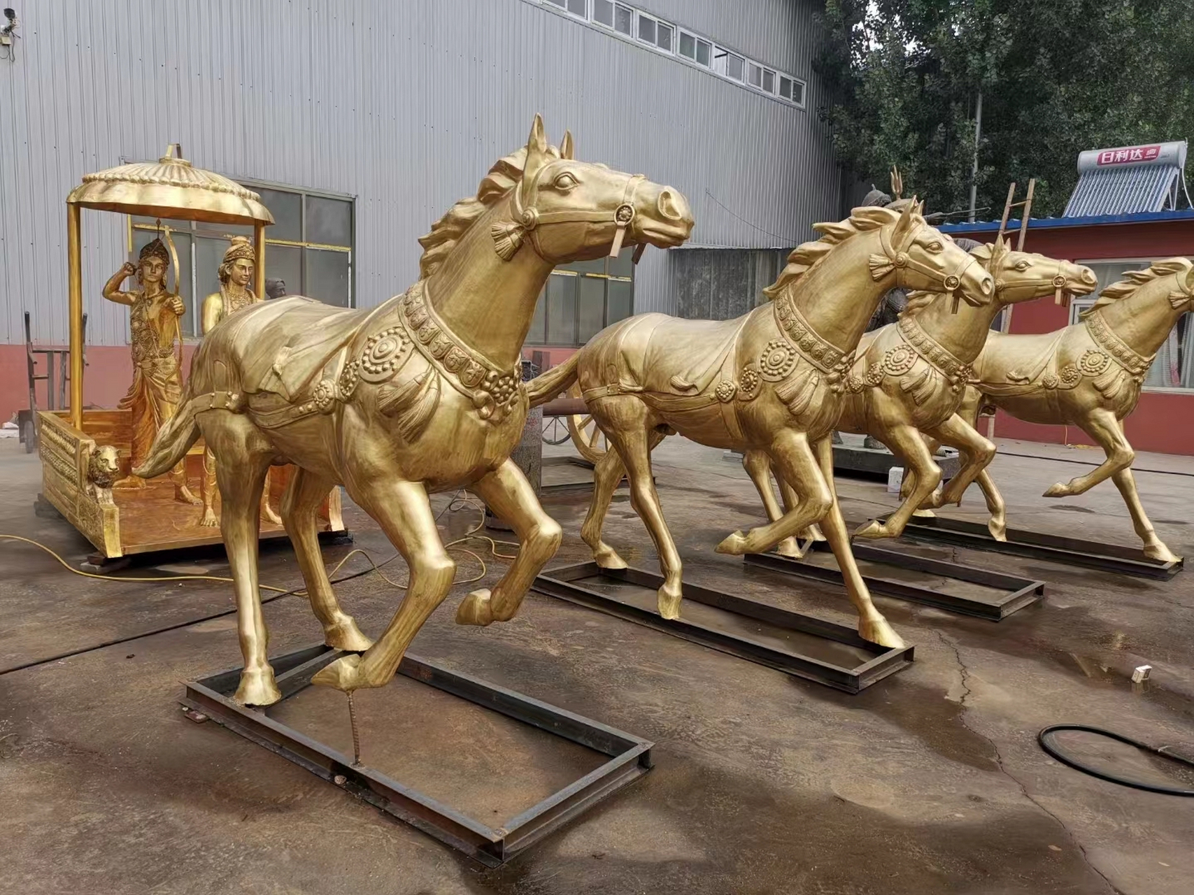 铜牛  铜马  纯铜动物雕塑铸造  旭升铜雕工艺品有限公司