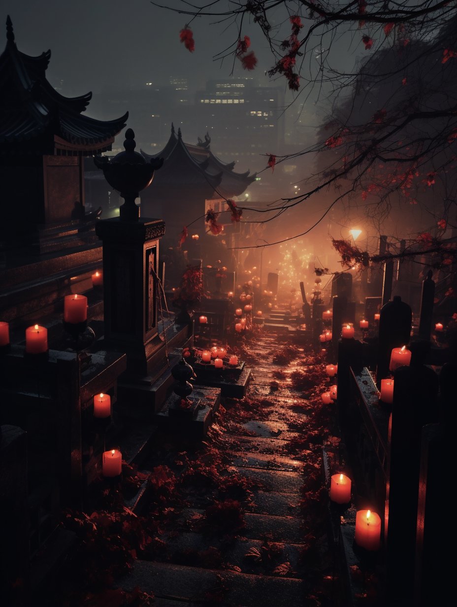 中元节知多少#中国人对鬼的恐怖心理可以追溯到古代