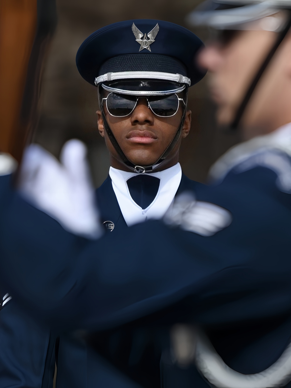 9694美空军仪仗队里也是这么多黑蜀黍啊 #美国# #美军# #仪仗队