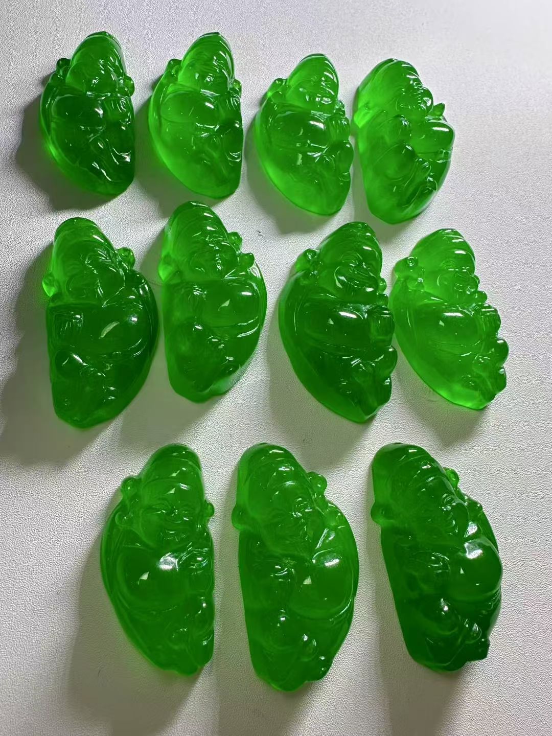 老翡翠 高冰 厚立体挂件