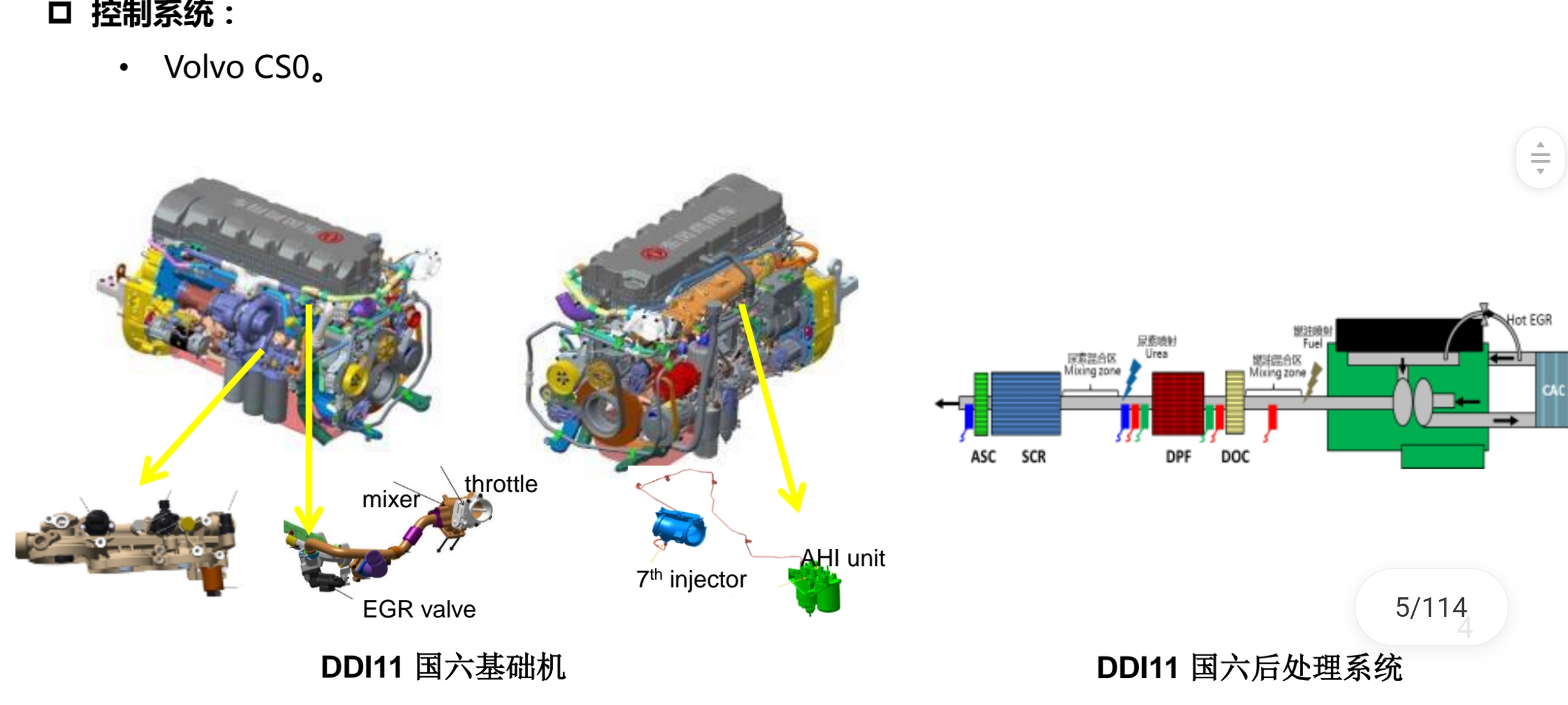 volvo cs0型柴油机和右边的ddh1型柴油机,简直就是动力之美的完美诠释