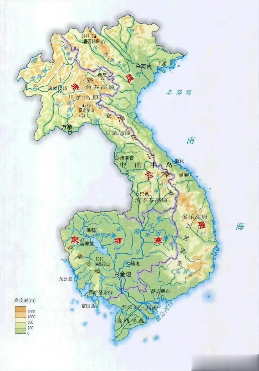 老挝地图简笔画图片