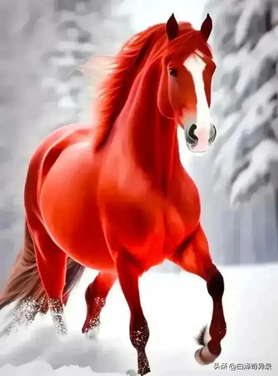 西域名驹汗血马 威名赫赫震天下 心系大漠驰雷霆 情念刀剑敢杀伐 听到