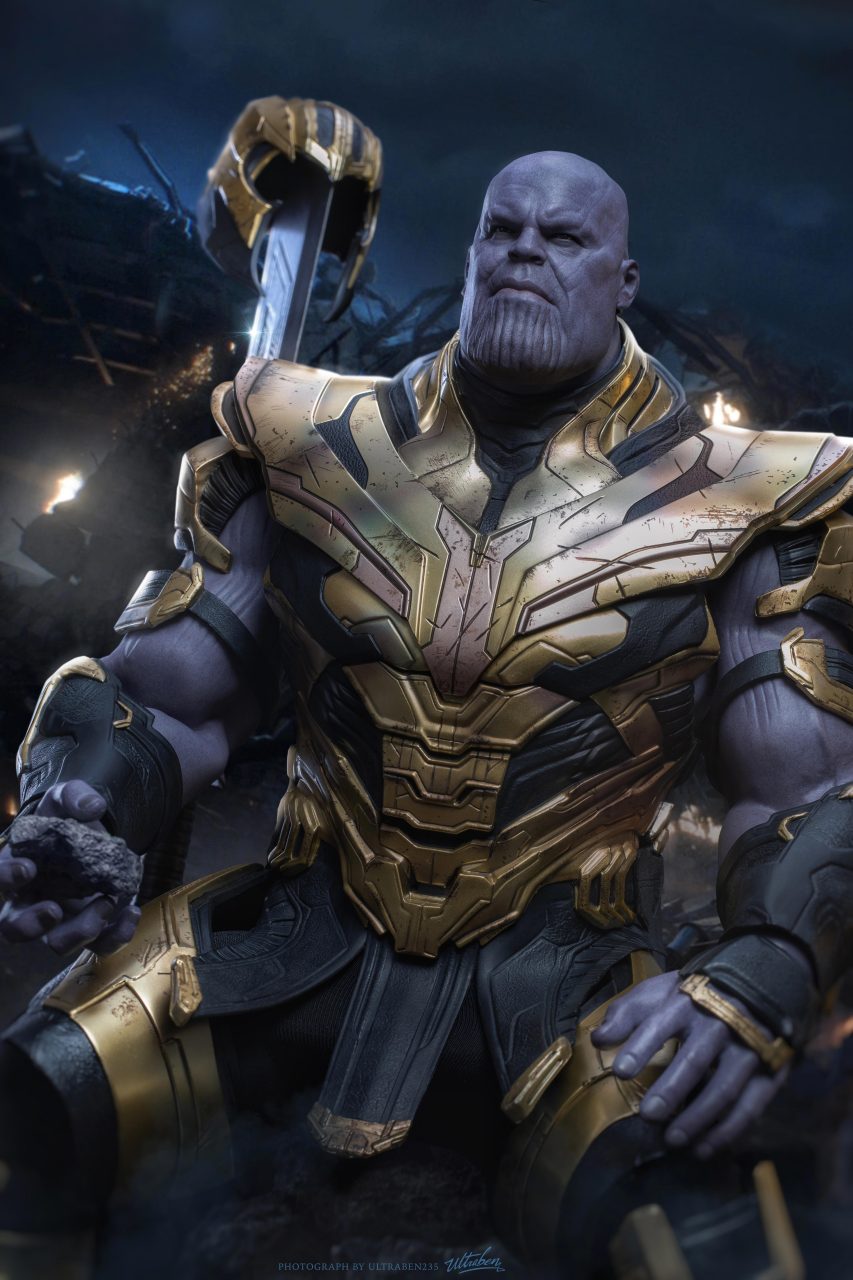 霸气侧漏!q版灭霸登场啦!手持无限宝石,展现无与伦比的力量!