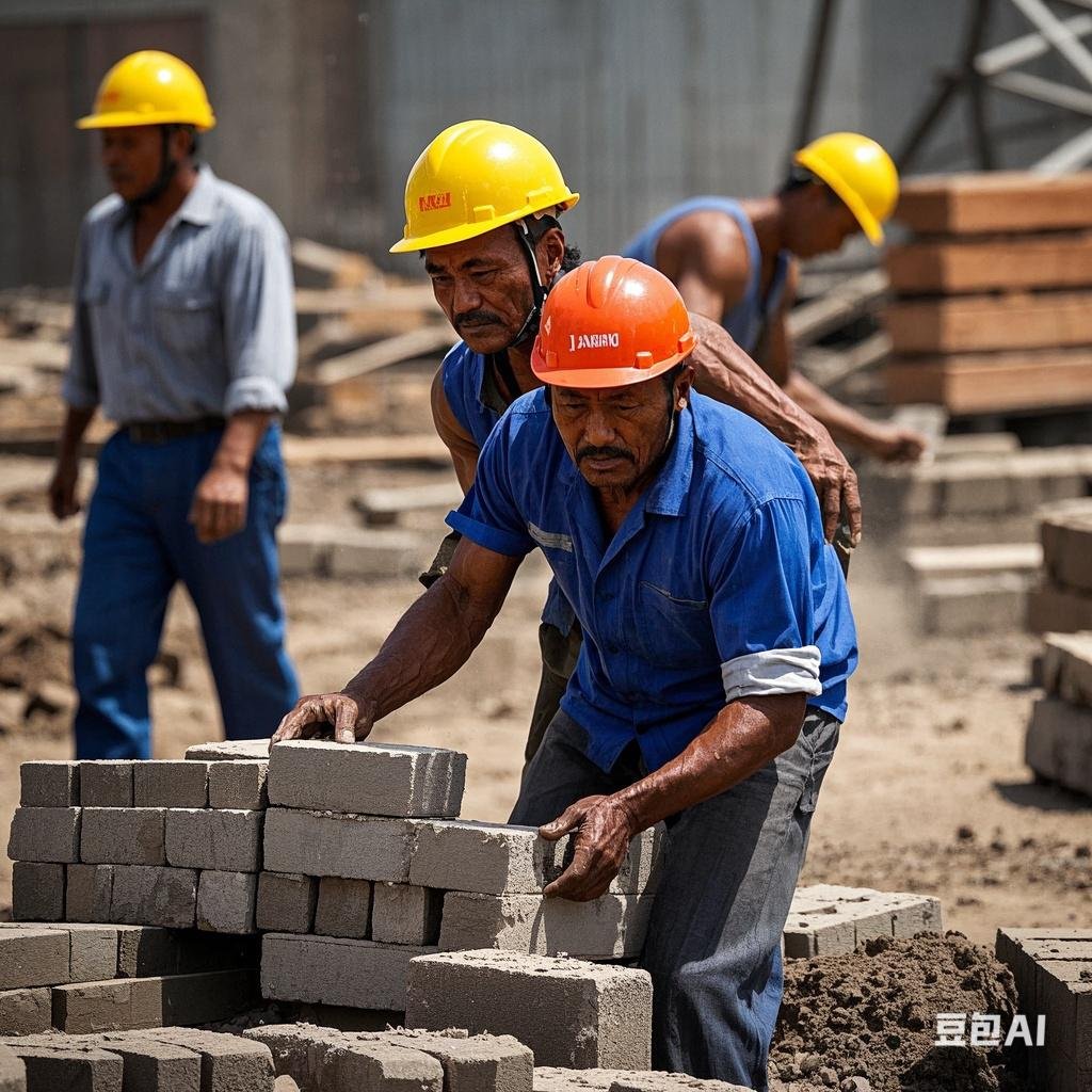 当城市还在沉睡,工地已被唤醒