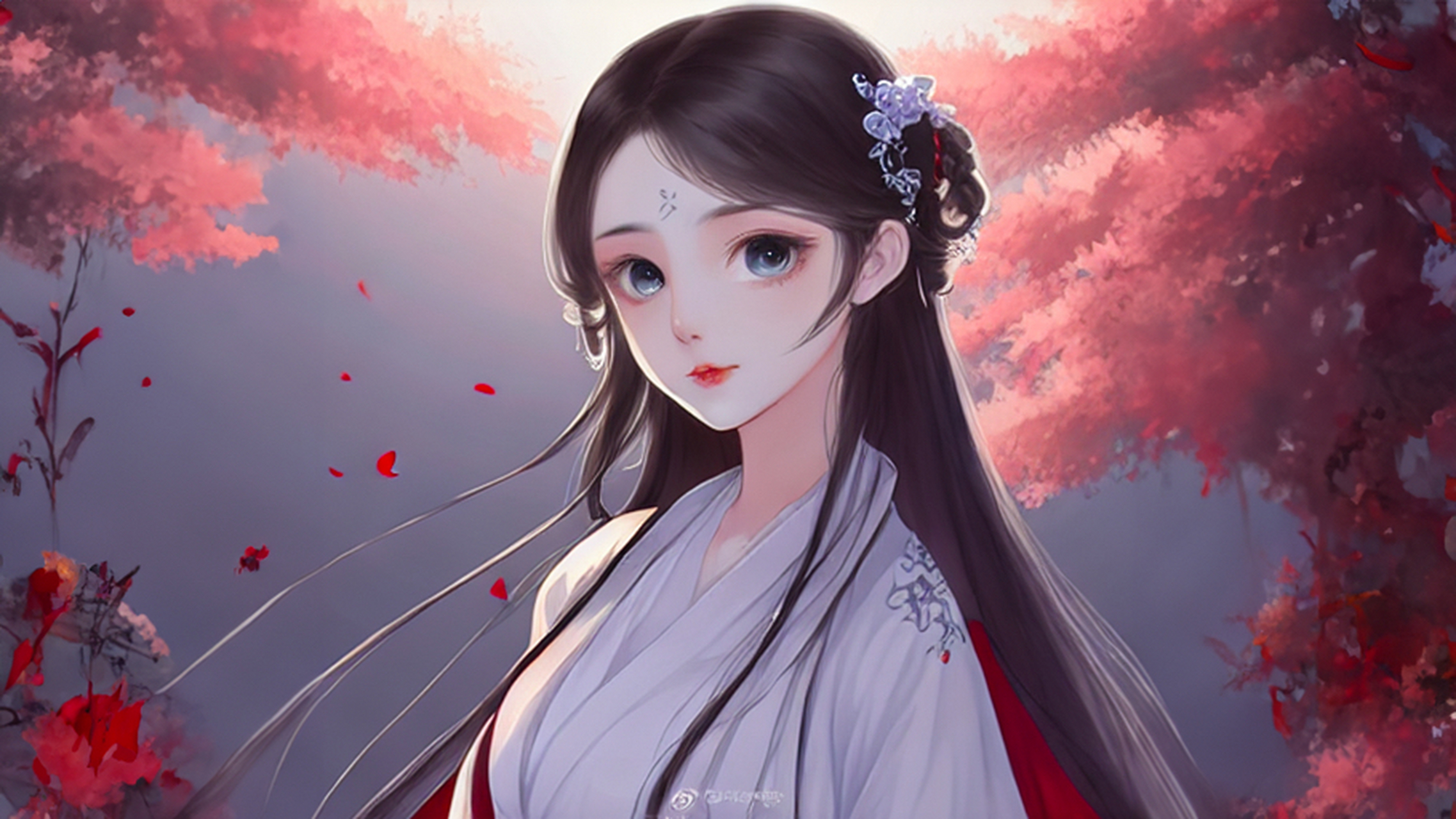 国风美女,唯美二次元#二次元少女# #八月创作激励计划