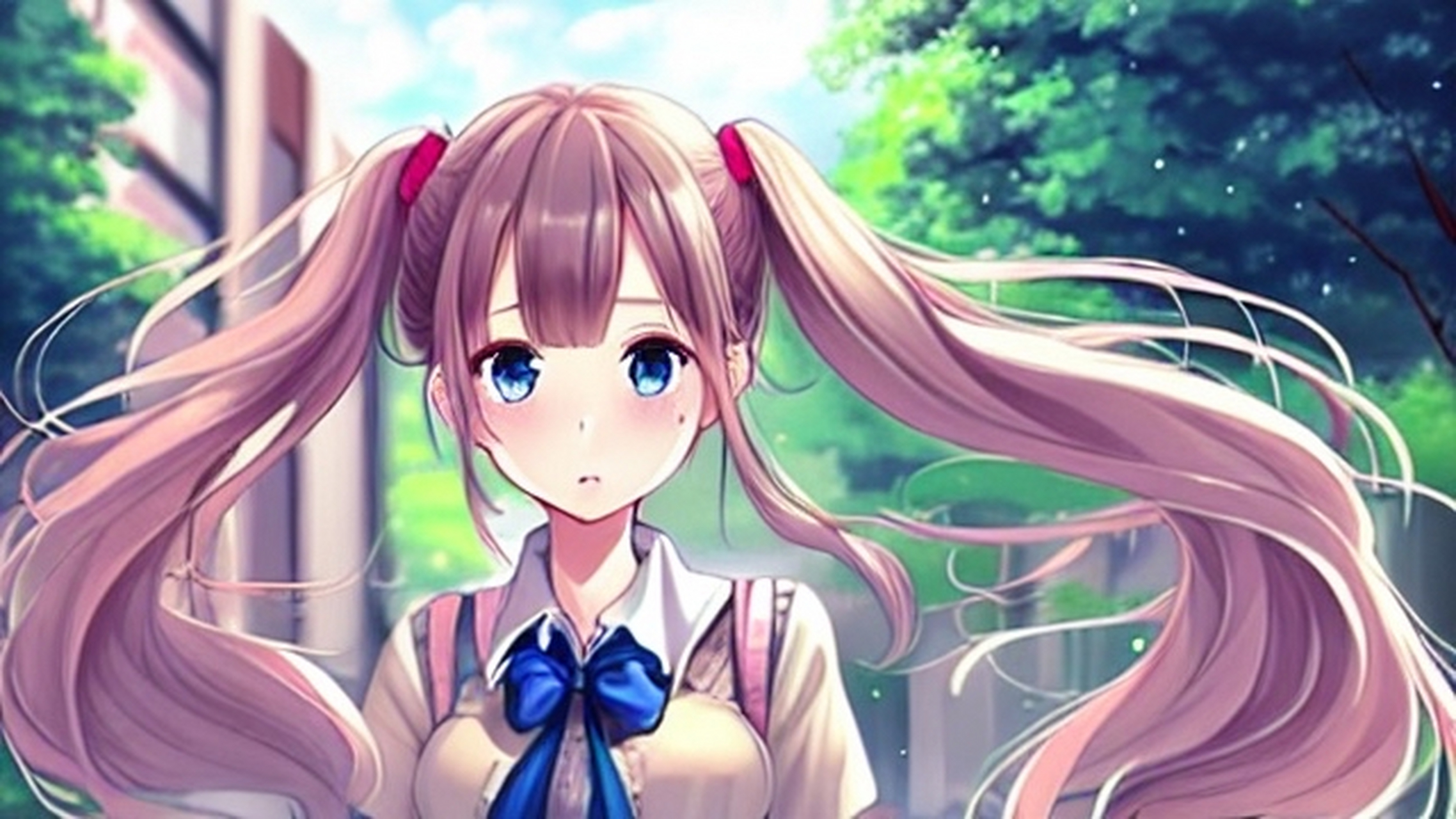 少女,清纯可爱,校园风#二次元少女