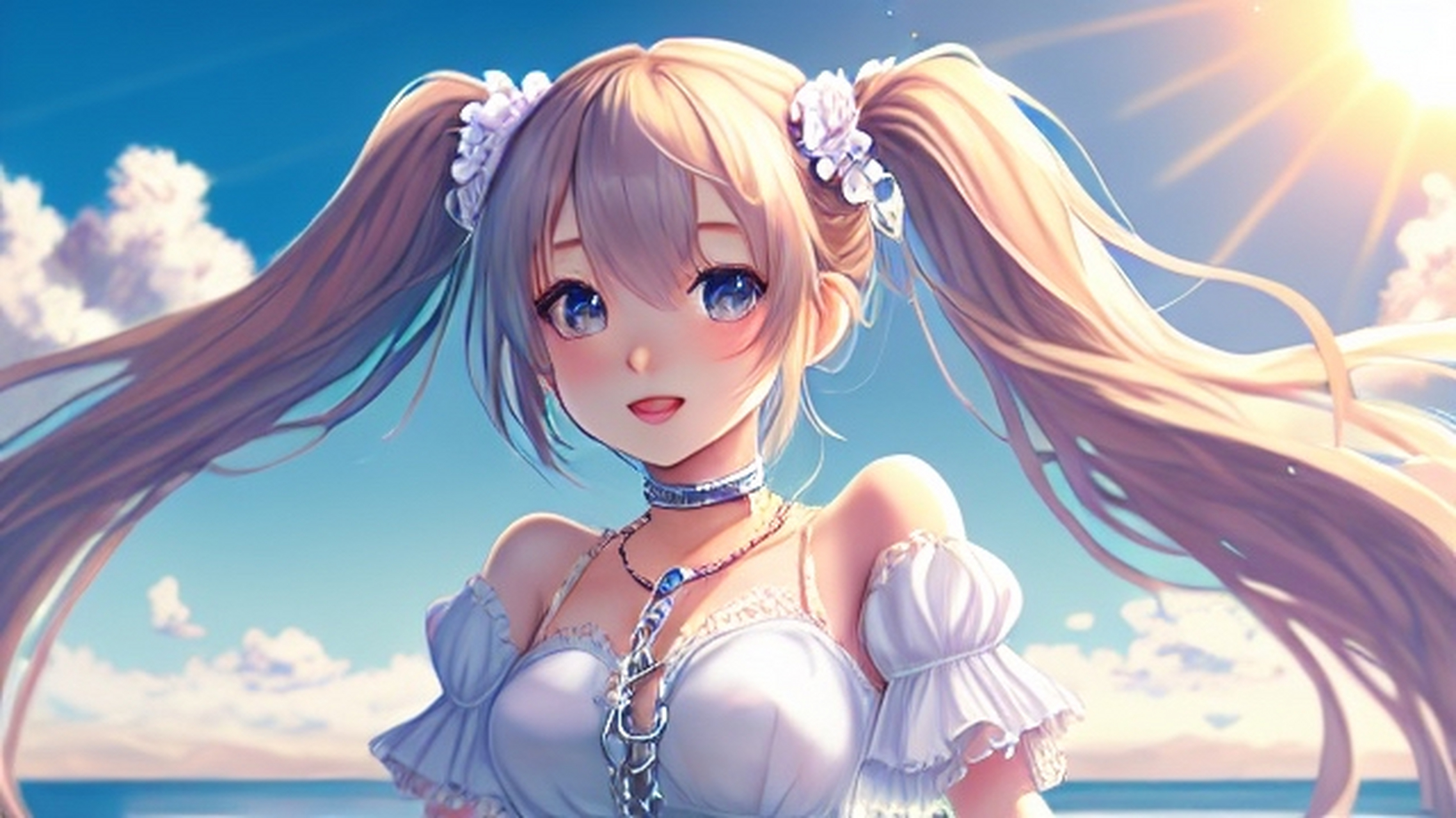 可爱唯美,双马尾#二次元少女# 二次元少女