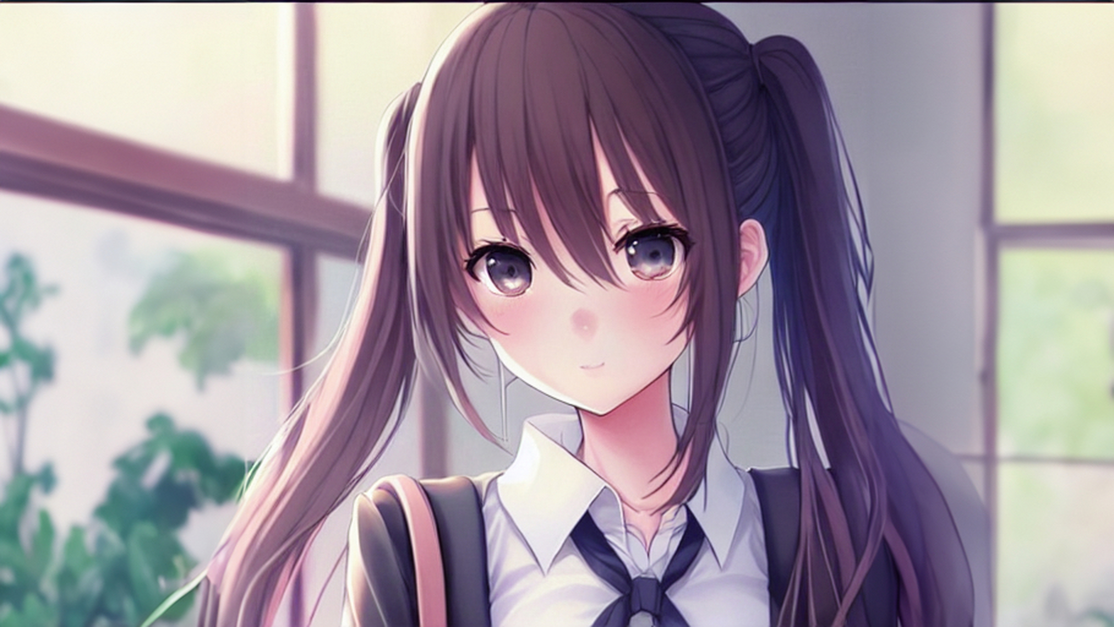 少女,清纯可爱,校园风#二次元少女