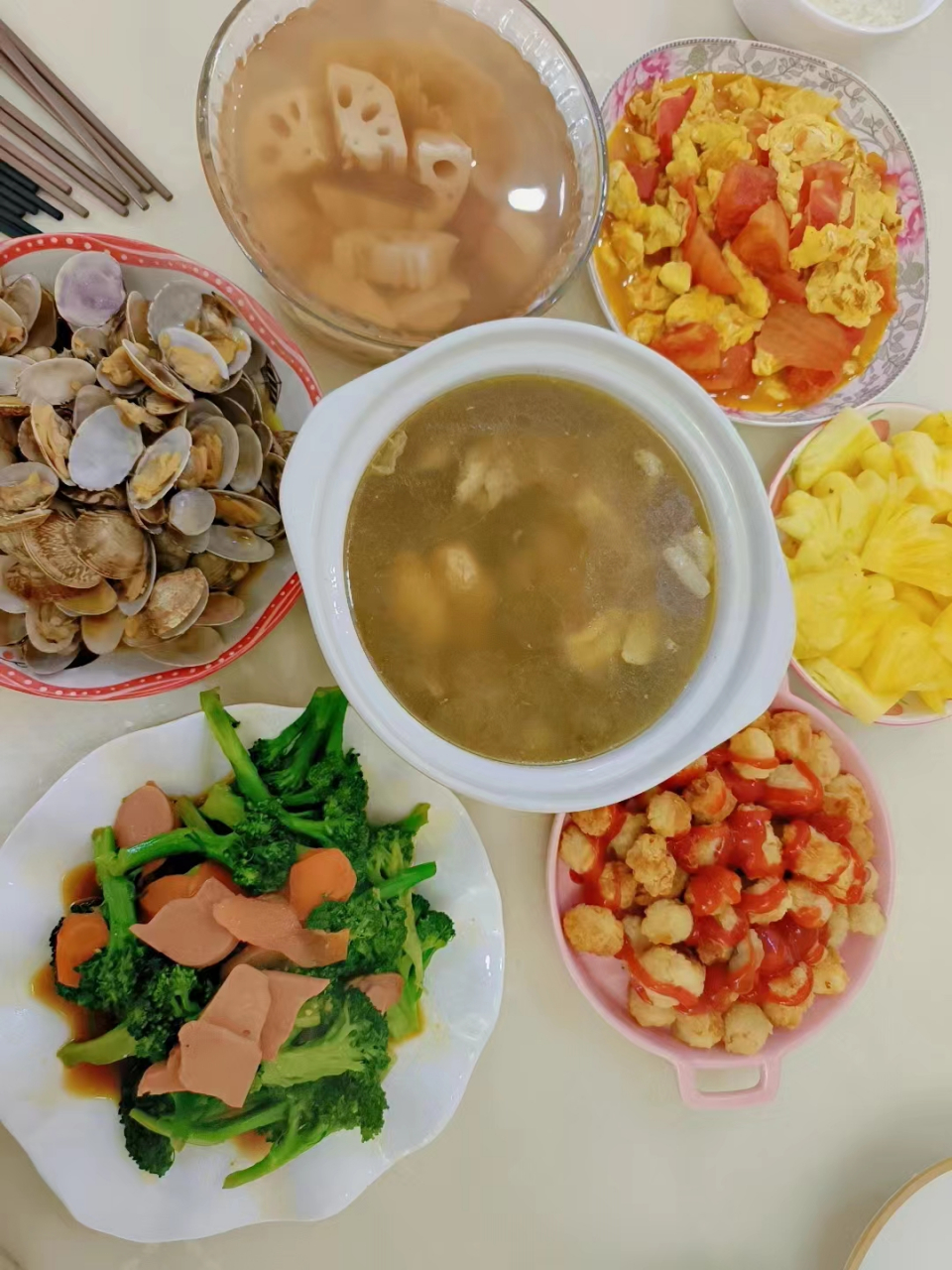 图一 图二是儿子的午餐,图三是我的,没对比没伤害[左捂脸]